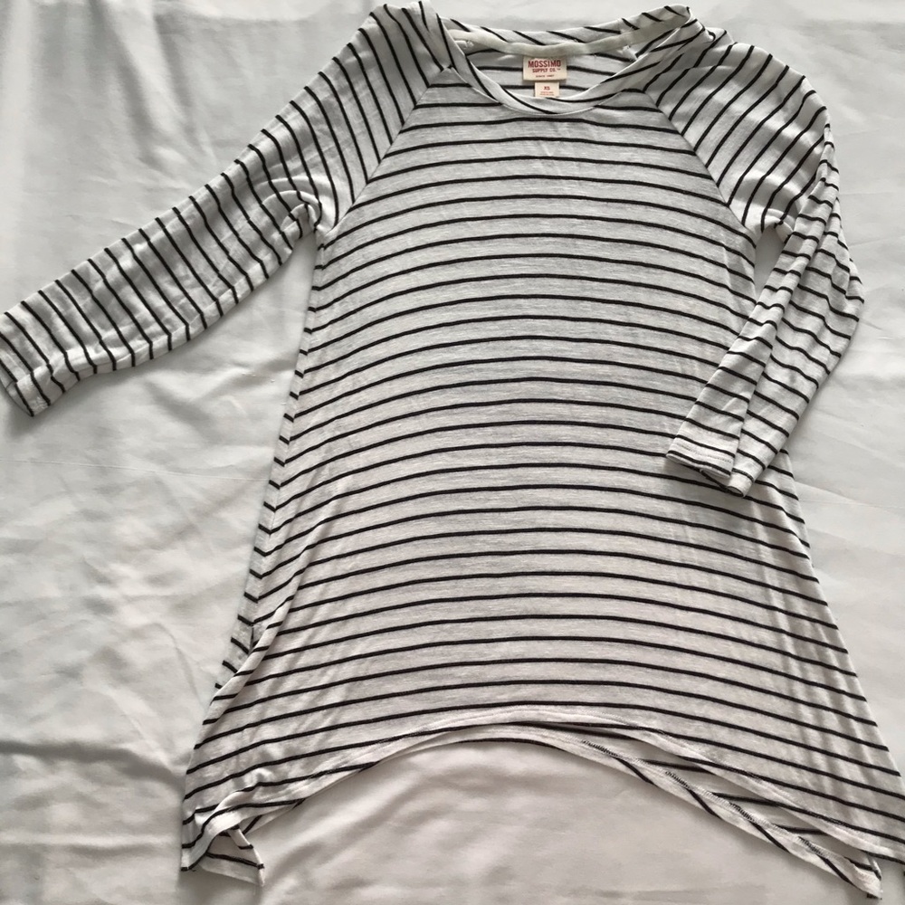 Striped Mid Length Sleeve